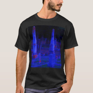 Blå grav Yard T-skjorta T Shirt