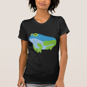 Blå groda tee shirt
