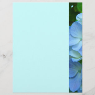 Blå Grön Blommig Tematisk Flyers papper Designer