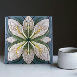 Blå Grönt Art Deco Blommigt Wall Decor Art nouveau Kakelplatta<br><div class="desc">Välkommen till CreaTile! Här hittar du handgjorda mönsterfärger som jag personligen har ritat och vintage keramiska och porslinartade lerplattor, vare sig de är nedfläckader eller naturliga. Jag kärlek vill designa kakel och keramiska produkter och hoppas på ett sätt att förvandla ditt hem till något du tycker om att besöka gång...</div>