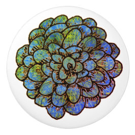 Blå Grönt blomma Knopp