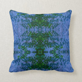 Blå Grönt Botanic Kudde
