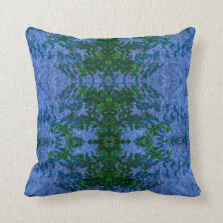 Blå Grönt Botanic Kudde