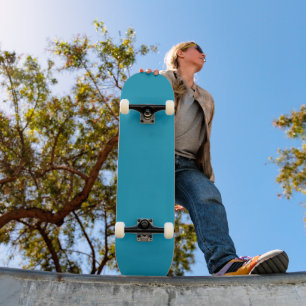 Blå grönt (fast färg) mini skateboard bräda 18,5 cm