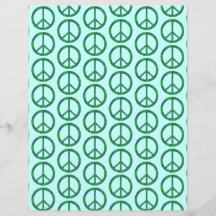 Blå Grönt-Fredstecken, Skrapbok Papper