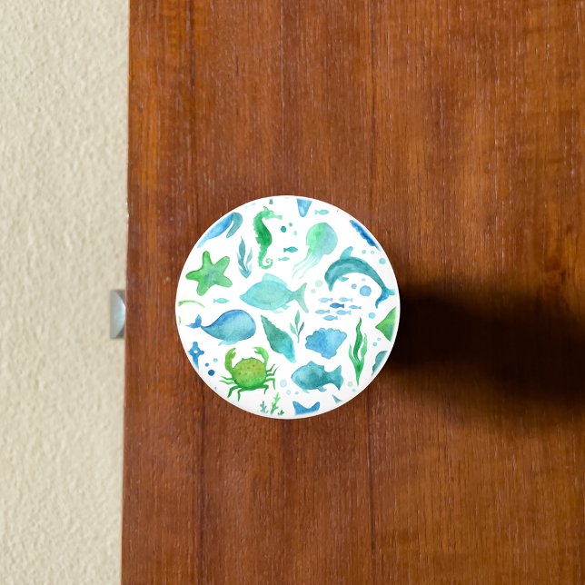 Blå grönt havets delfiner (havsfisk delfiner) (sjö knopp (Skapare uppladdad)