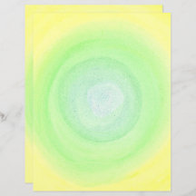 Blå Grönt i blek för Gult Vattenfärg, Papper