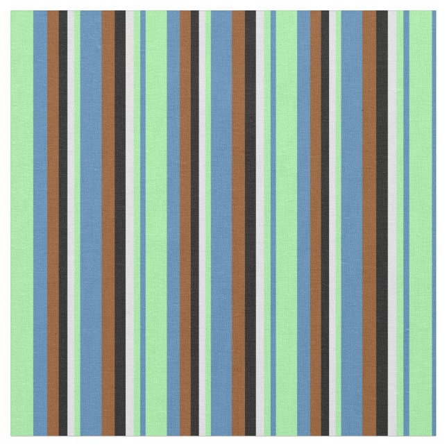 Blå, Grönt, Lavender, Black och Brown Färgad Tyg (Närbild)