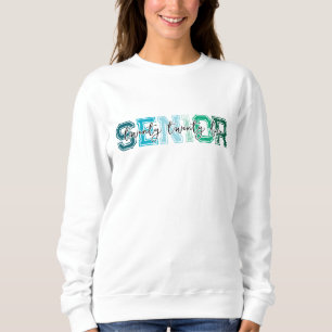 Blå Grönt, ledande 2025-typografi T Shirt