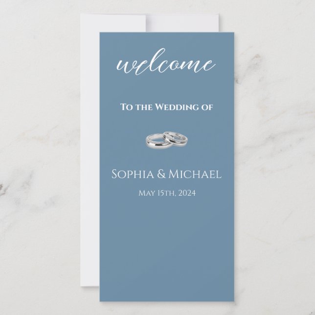 Blå Grönt och Ringar-programmet White-Bröllop-- Pr (Framsida)