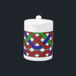 Blå, Grönt och rödkeltiska knop<br><div class="desc">Celtiska knop i blå,  grönt och röd. Ursprunglig design.</div>