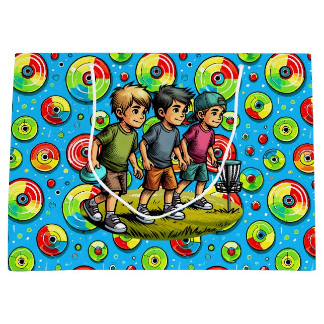 Blå, Grönt och rödskiva Golf Théed Birthday (Framsidan)