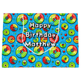 Blå, Grönt och rödskiva Golf Théed Birthday