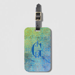 Blå Grönt Ombre - skuggor Bagagebricka