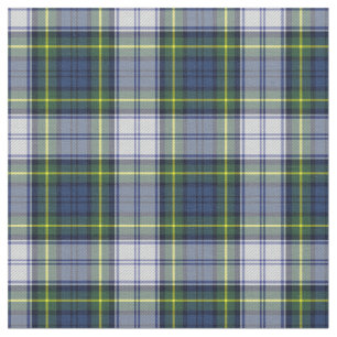 Blå Grönt Plaid Tartan Fabric Tyg
