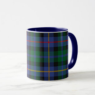 Blå Grönt Tartan Mugg