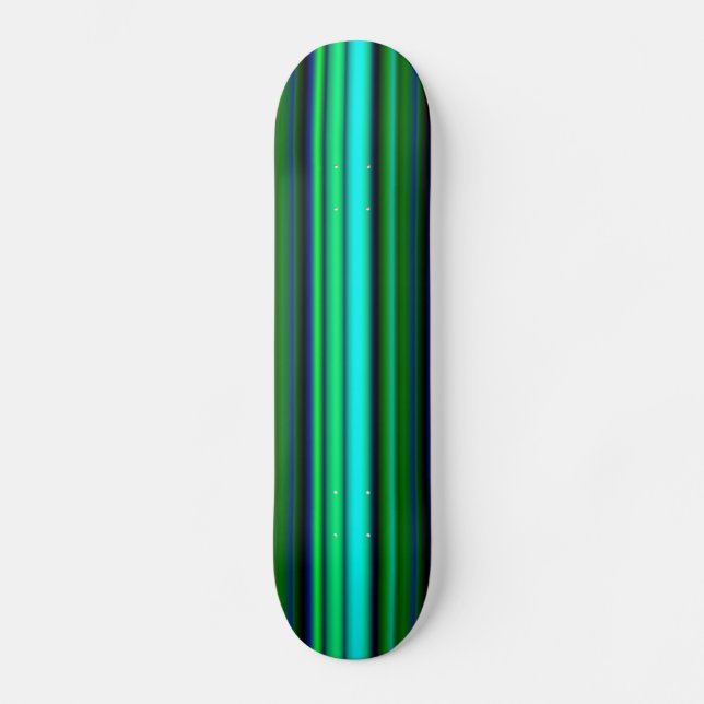 Blå Grönten Rainbow Rand Skateboard Bräda 20 Cm (Framsida)