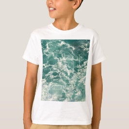 Blå Grönten Vinkara havet T Shirt