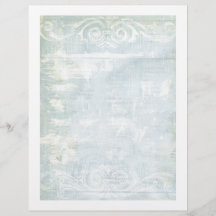 Blå Grunge Art Page