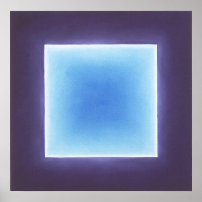 blå gud poster (Framsidan)