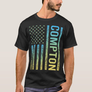 Blå Gul Flagga - Compton T Shirt