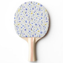 Blå Gul Grön Akvarell Vildblommor Mönster