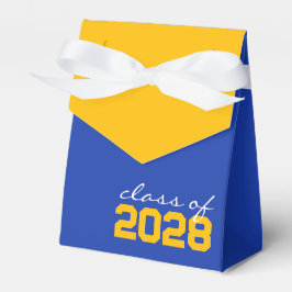 Blå & Guld Gul Examenspresentlådor Presentaskar