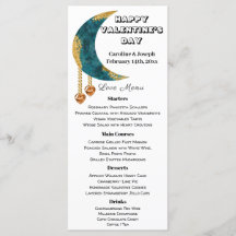 Blå Guld Måne-Orangen Hjärtjuveler Alla hjärtans d