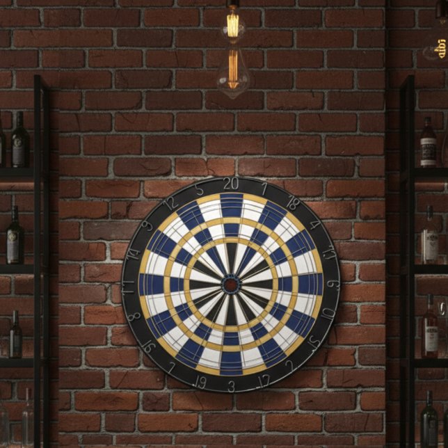 Blå Guld Professionell Dartstavla Väggkonst Darttavla (Skapare uppladdad)