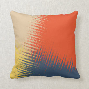 Blå Gult Red Cream Kudde