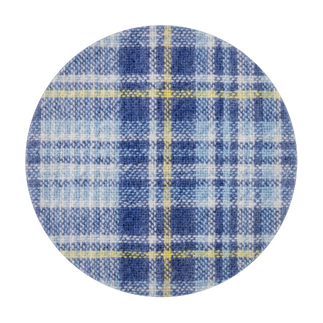 Blå Gult Tartan: Fashionable Play (Framsidan)