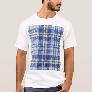 Blå Gult Tartan: Fashionable Play T Shirt