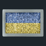 Blå gult Ukraina flagga glitter faux sparkles<br><div class="desc">Blå gult guld glansig glans glitter faux gnistra glamor åt henne. Vi användor bilder på miniatyrbilder.</div>