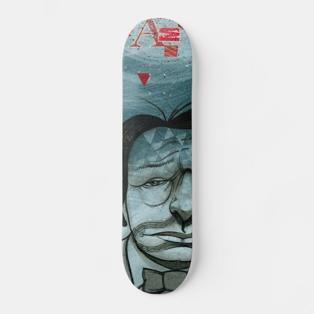 Blå Guy Skateboard Bräda 20,5 Cm (Framsida)