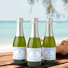 Blå Handritad Sista Stänk Möhippa