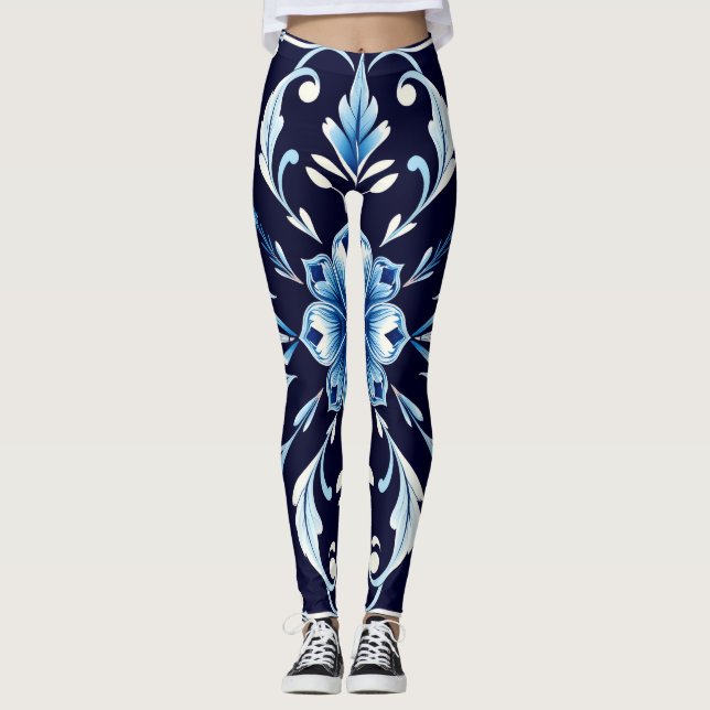 blå harmoni-legginningar leggings (Framsida)