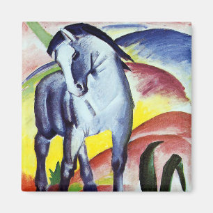 Blå häst av Franz Marc Magnet