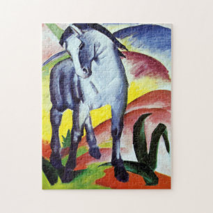 Blå häst av Franz Marc Pussel