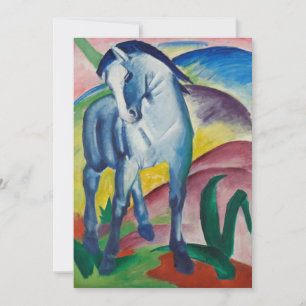 Blå häst av Franz Marc, Vintage finkonst