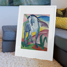 Blå häst av Franz Marc, Vintage finkonst