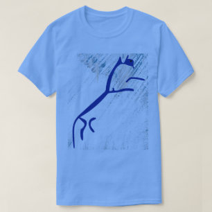 Blå häst - Uffington White Horse Geoglyph T Shirt
