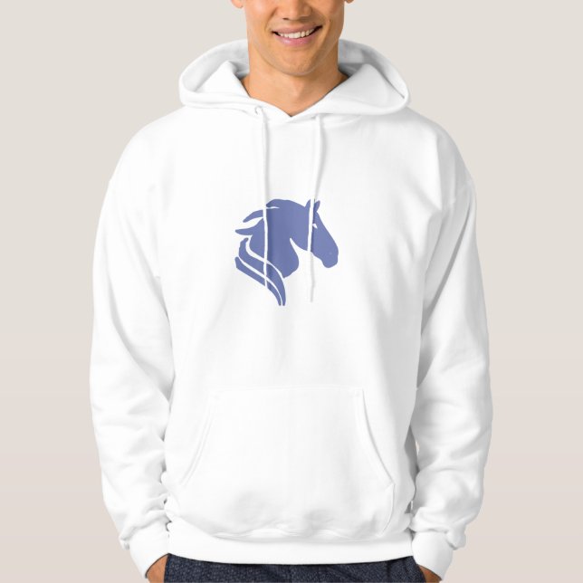 Blå Häst Zodiac Tröja – Identity Present Hoodie (Framsida)