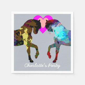 Blå hästar Personlig Pappra blöjor Pappersservett