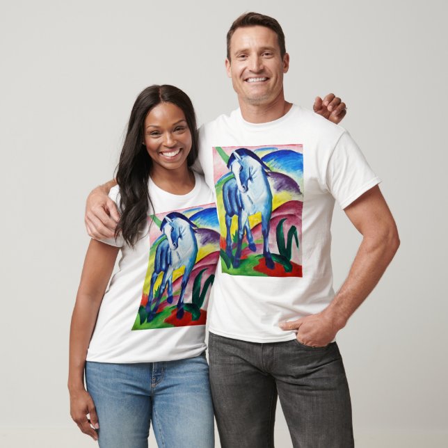 Blå hästmålning av Franz Marc T Shirt (Unisex)