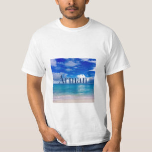 Blå havet och Himmel Groom T Shirt