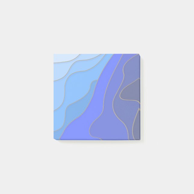 blå havsbotten post-it block (Framsida)