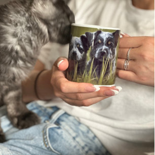 Blå Heeler Cattle Hund Valp Kaffe Mugg