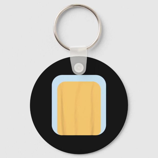 Blå Heeler Pappa-familjens kostnad för Halloween Nyckelring (Framsida)