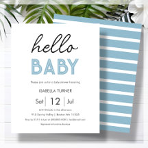 Blå | HEJ BABY | Inbjudan till babyvisningsprogram
