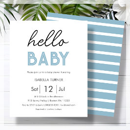 Blå | HEJ BABY | Inbjudan till babyvisningsprogram